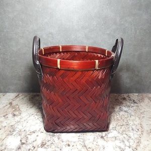 Basket with handles